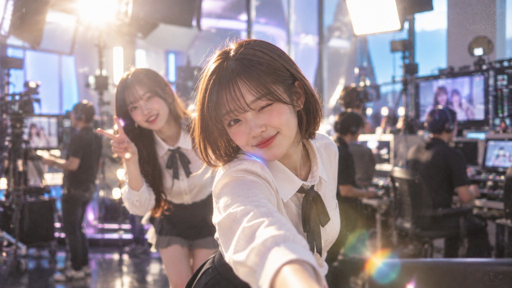 라이브 방송 현장